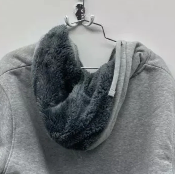 U.S. Polo Assn. Full-Zip Sherpa Lined Hoodie Sweatshirt Size L Pre-owned Great - Picture 4 of 4